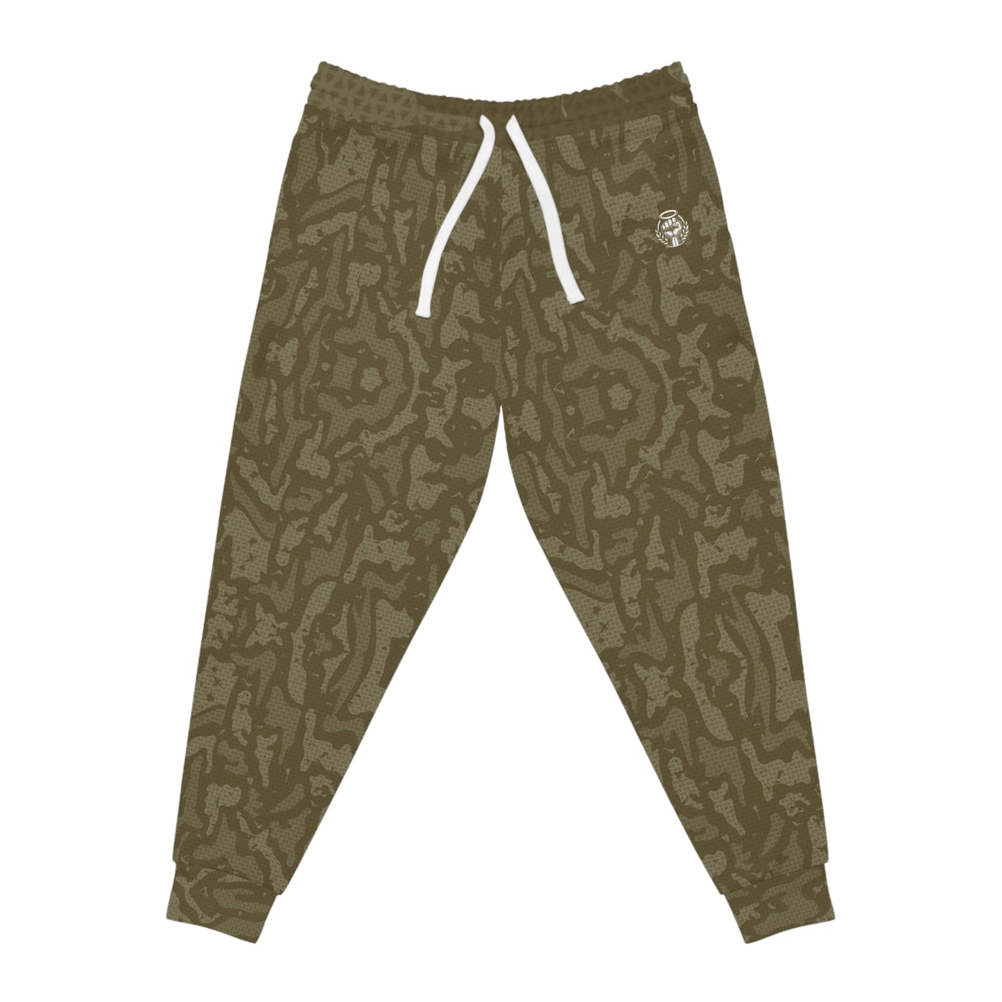 Camo Joggers -Olive Green