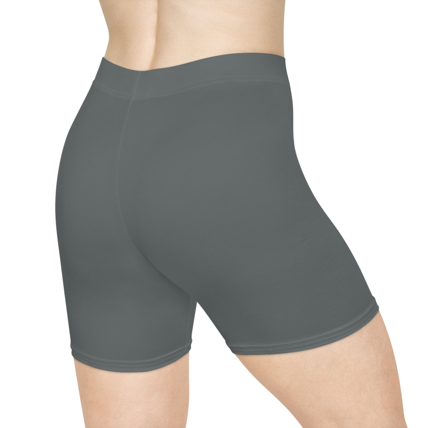 TraX-Star Biker Shorts- Dark Grey