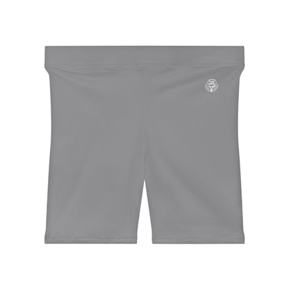 TraX-Star Biker Shorts- Light Grey