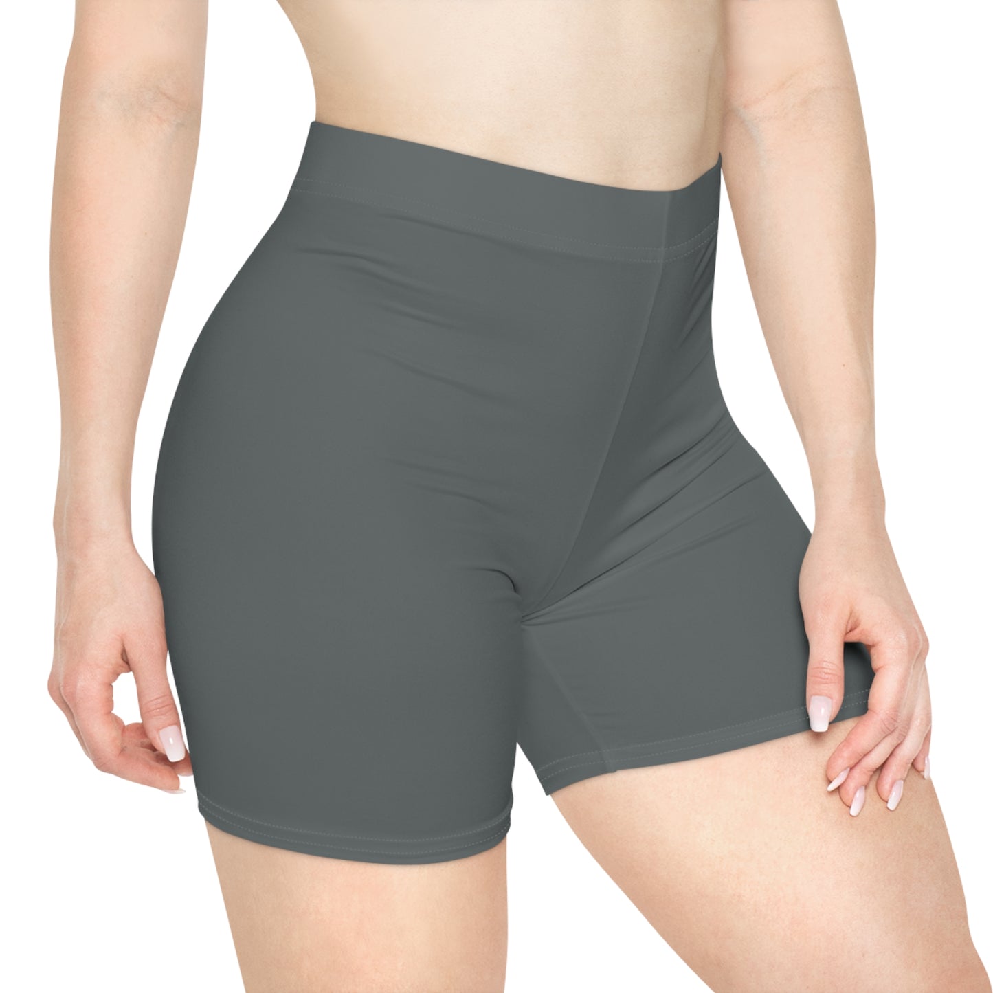 TraX-Star Biker Shorts- Dark Grey