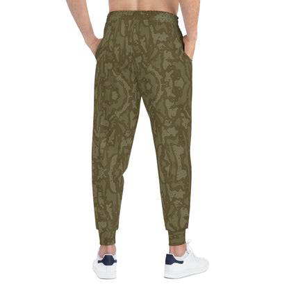 Camo Joggers -Olive Green