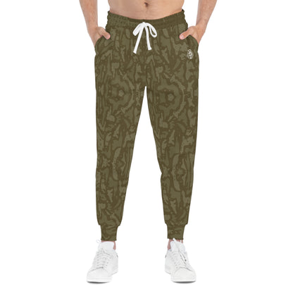 Camo Joggers -Olive Green