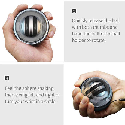 OmniFit™ Revolutionary Powerball Hand and Wrist Exerciser | Automatic Arm Ball