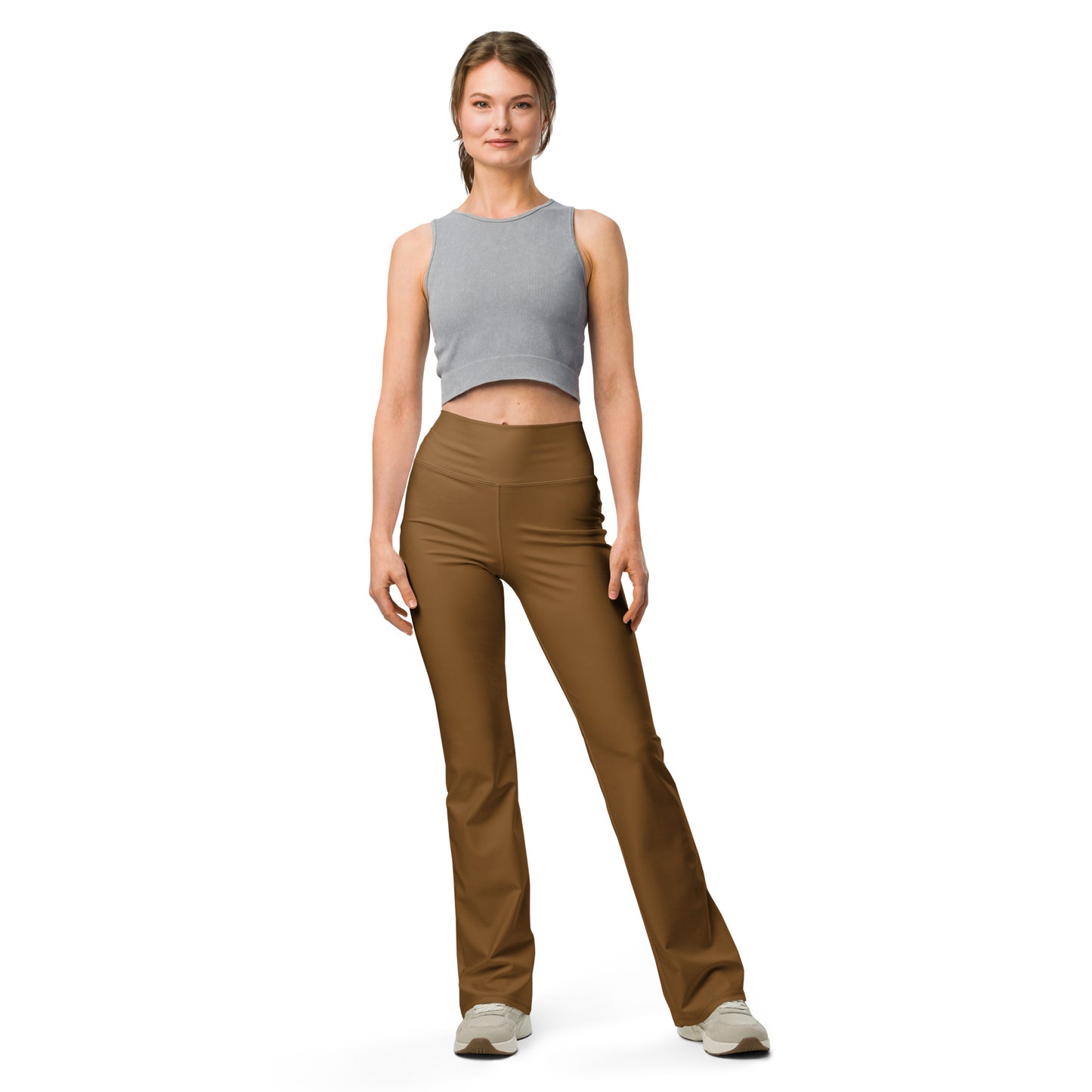 Flare leggings- Brown