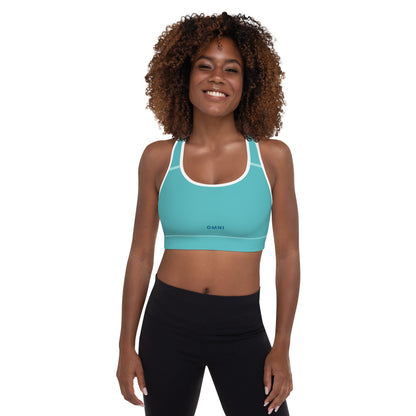 Trax-Star Sports Bra - Turquoise Blue