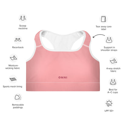 Trax-Star Sports Bra - Pink