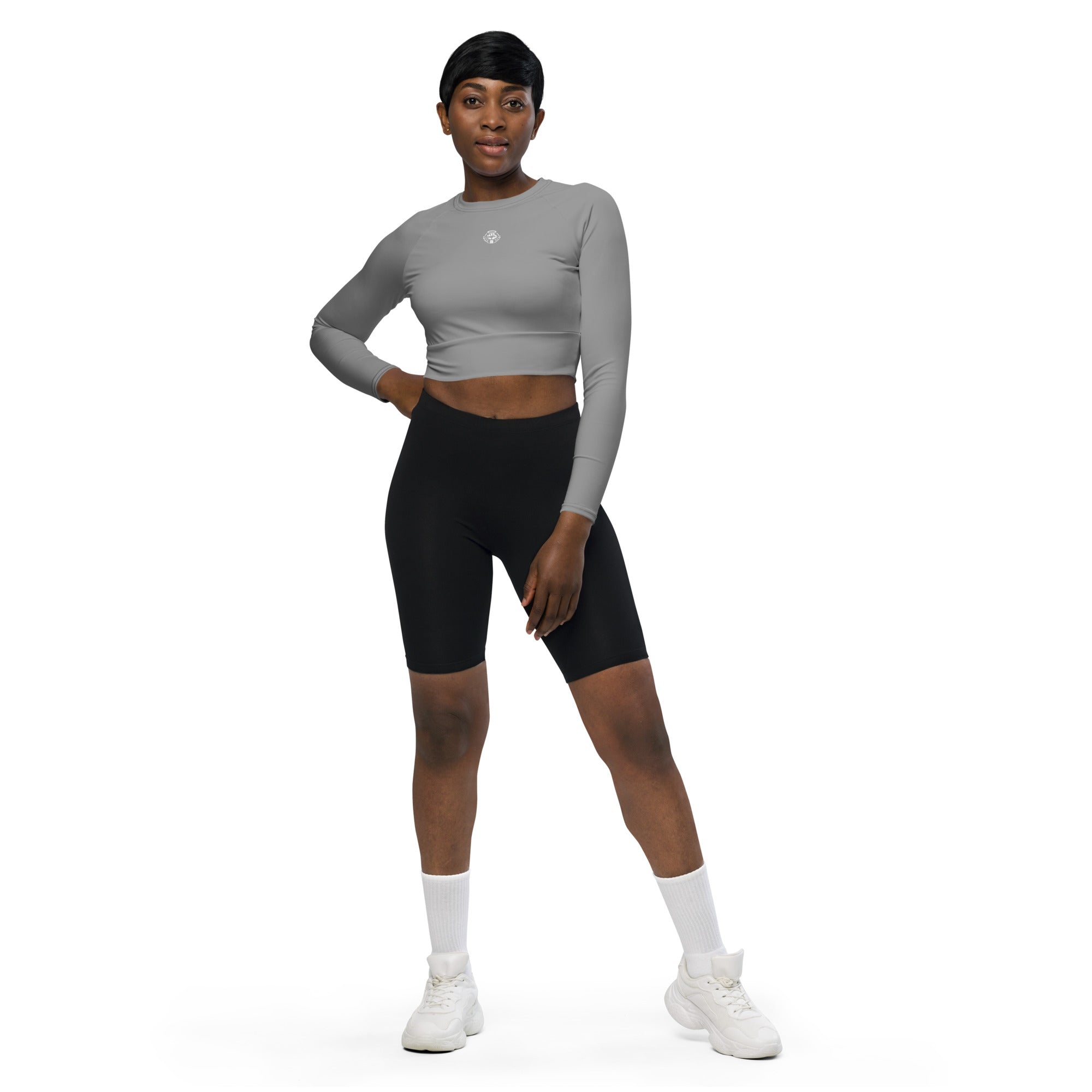 Eco Nova Crop Top - Grey