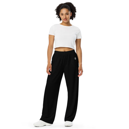 Wide-Leg Pants - Black