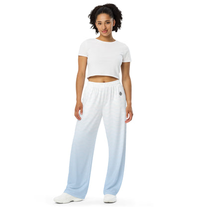 Wide-Leg Pants- Ocean Wave