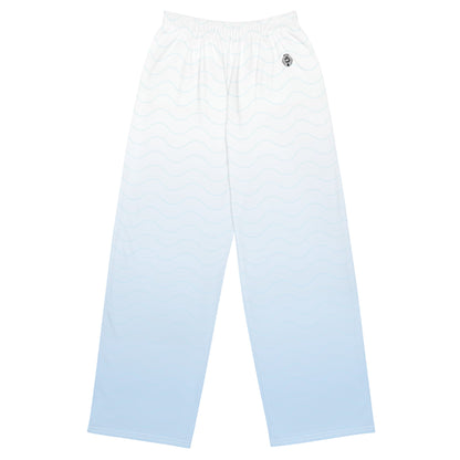 Wide-Leg Pants- Ocean Wave