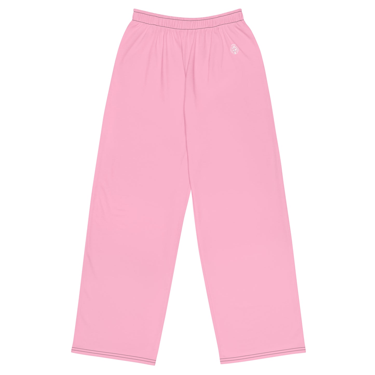 Wide-Leg Pants- Pink