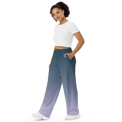 Wide-Leg Pants- Midnight Lavender