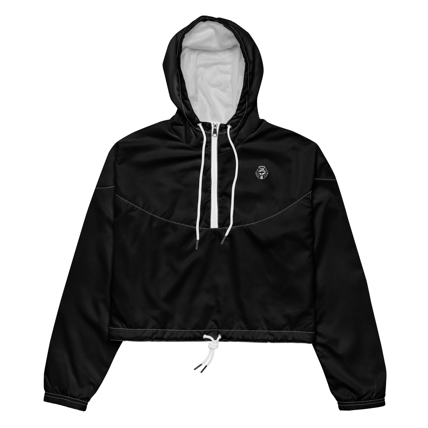 Nova Cropped Windbreaker - Black