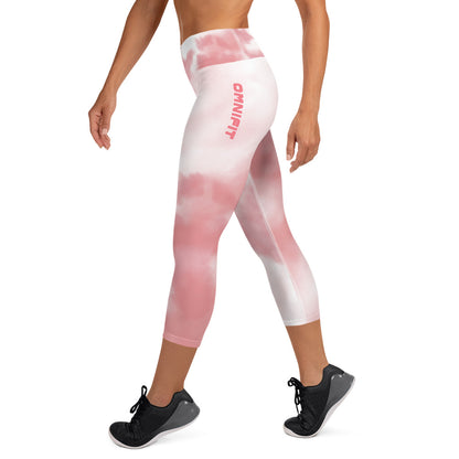 Yoga Capri Leggings- Blush Pink