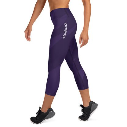 Yoga Capri Leggings- Deep Violet